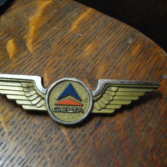 ✈️ Delta Air Lines Junior Pilot Stewardess Wings - Picture 2 of 4